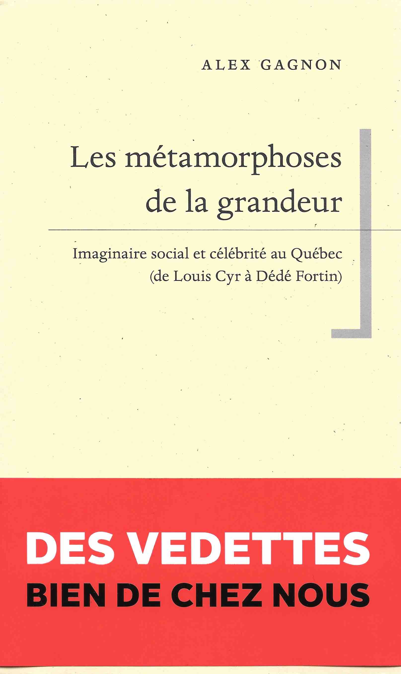 Couverture d’Alex Gagnon (2020)