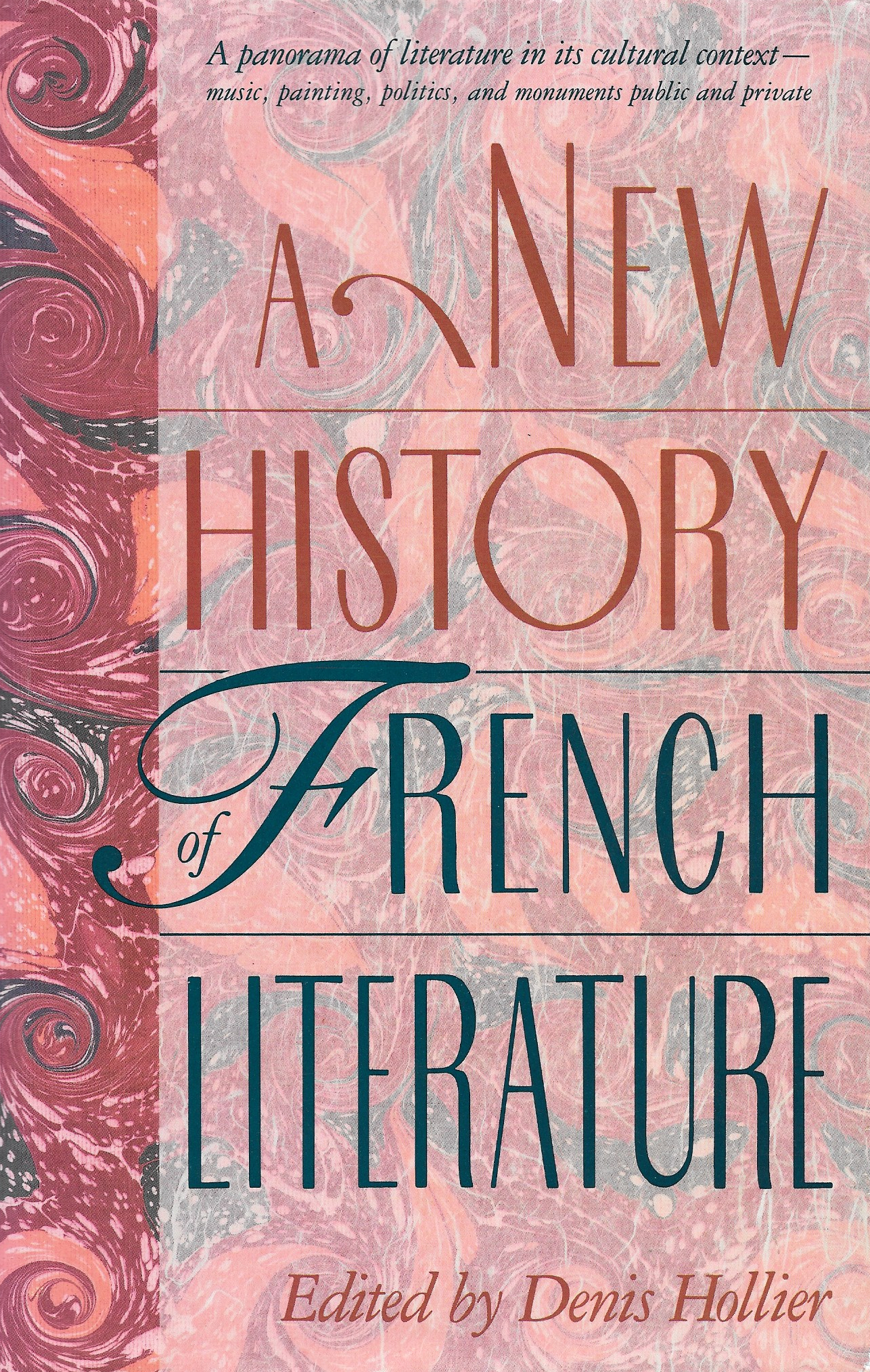 Denis Hollier (dir.), A New History of French Literature, 1989, couverture