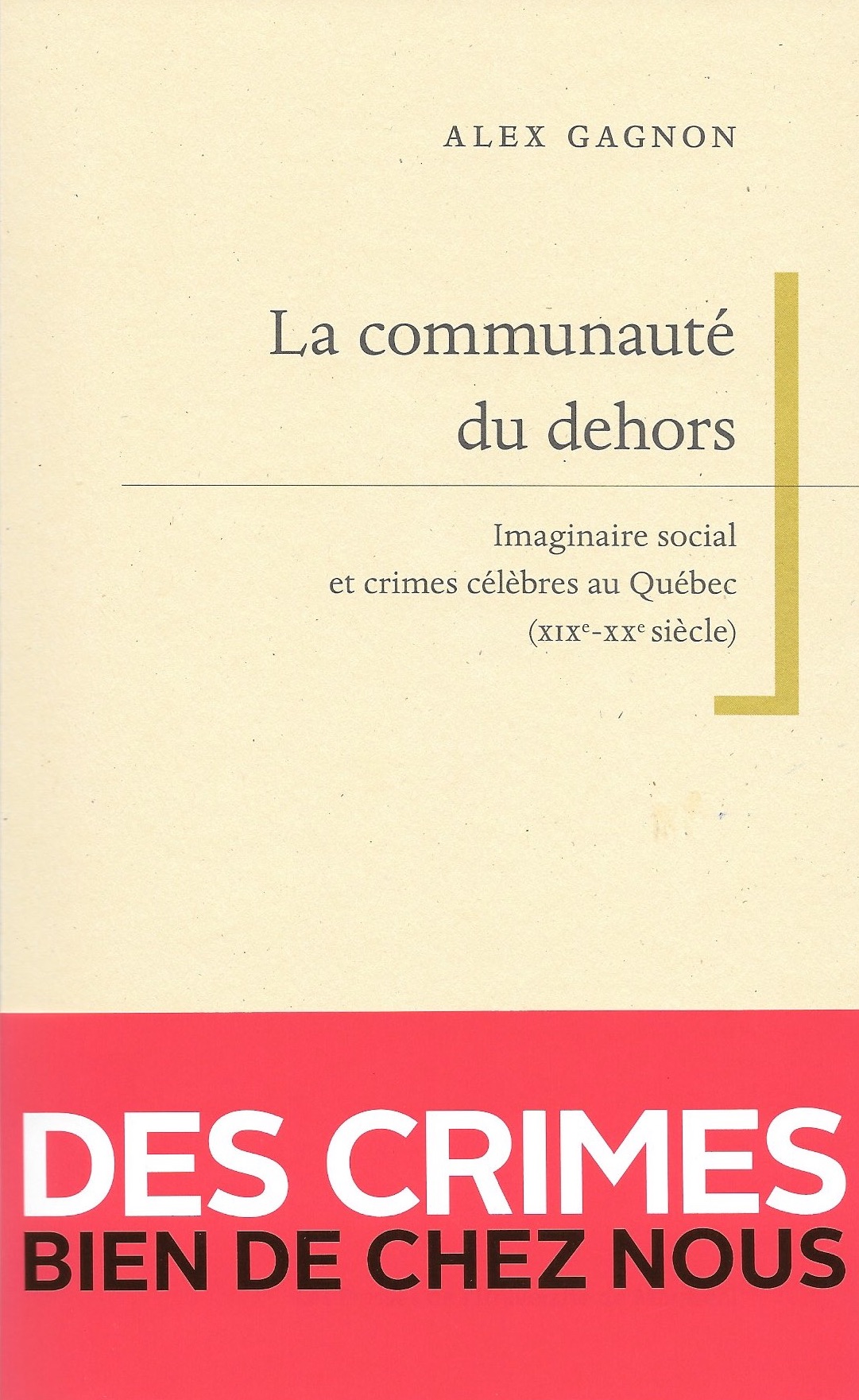 Couverture d&rsquo;Alex Gagnon (2016)