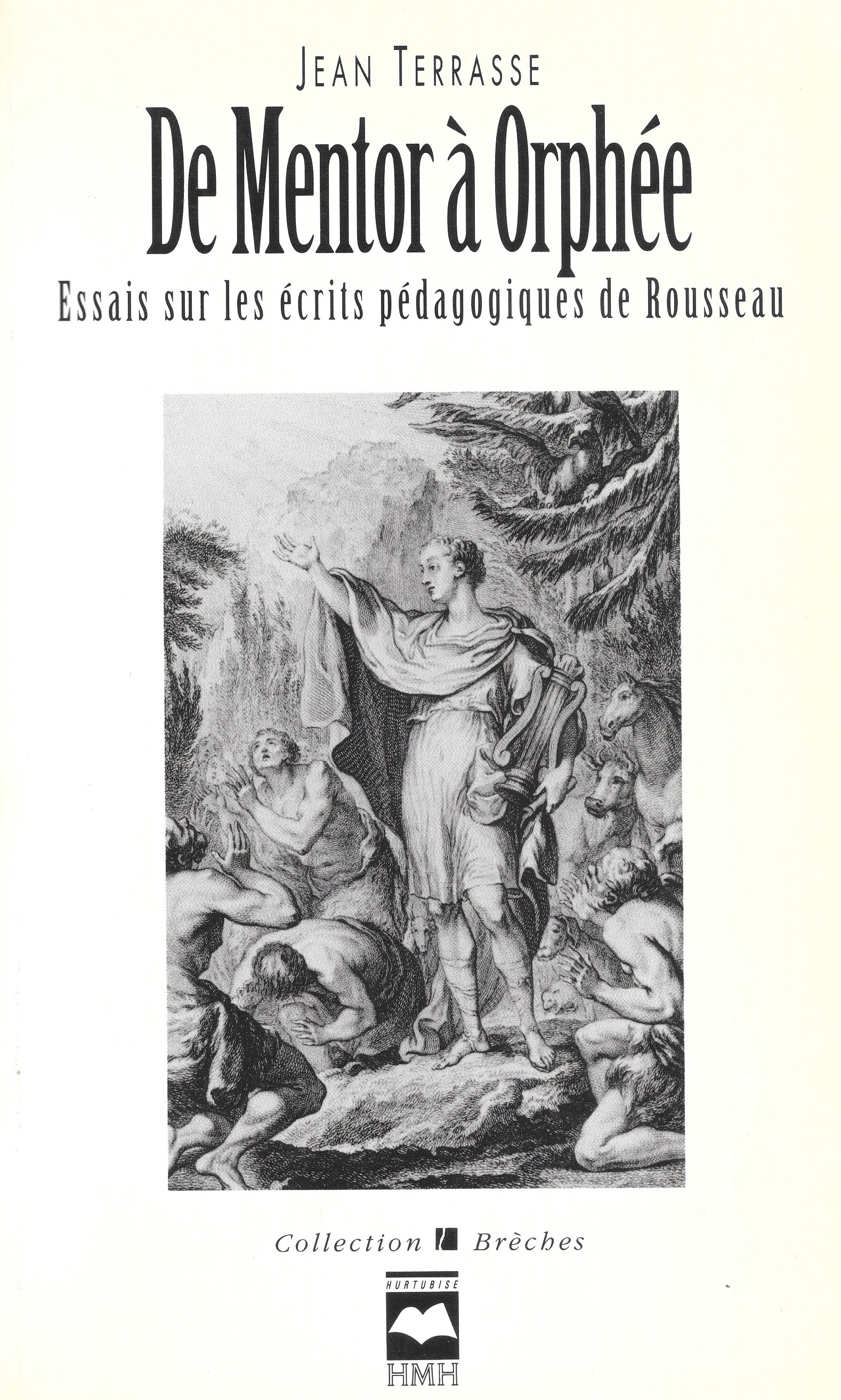 Jean Terrasse, De Mentor � Orph�e, 1992, couverture